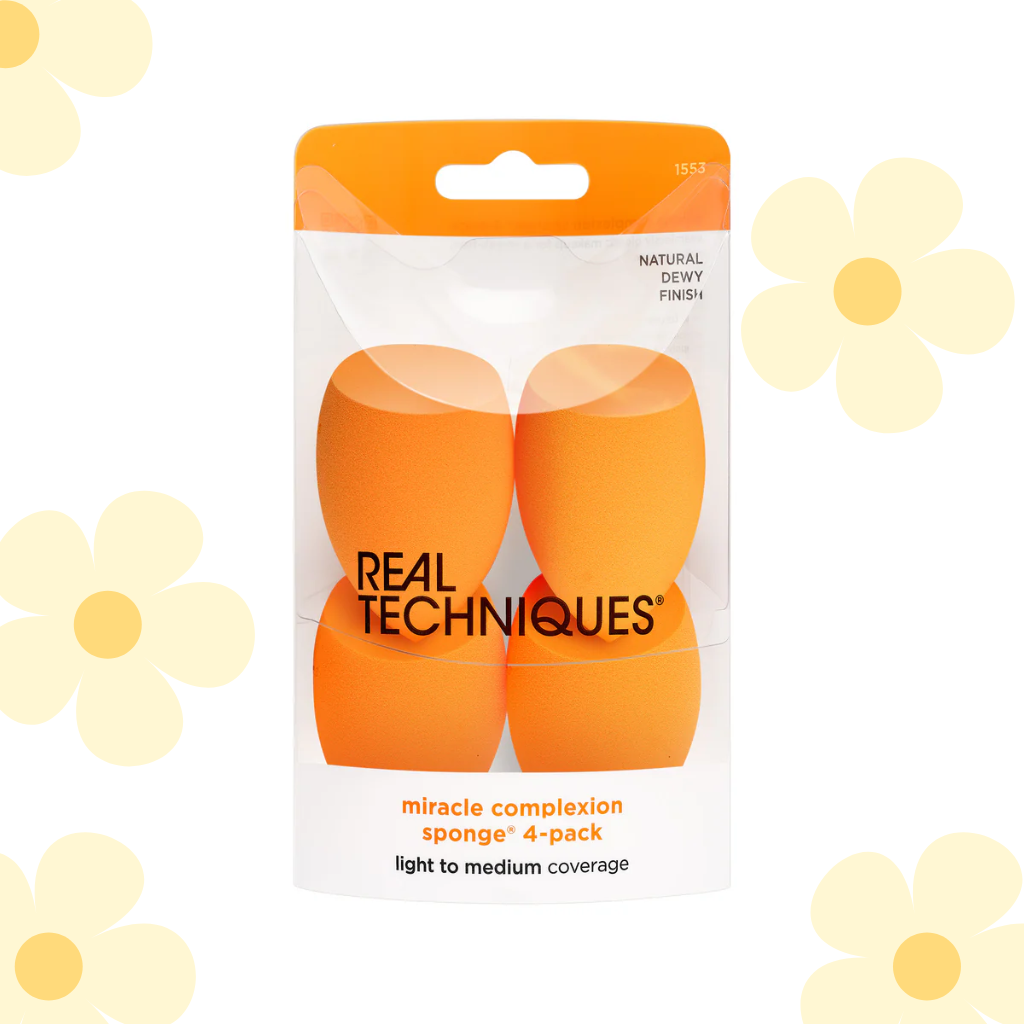 Real Techniques Miracle Complexion Sponge, Makeup Blender for Liquid and Cream Foundation